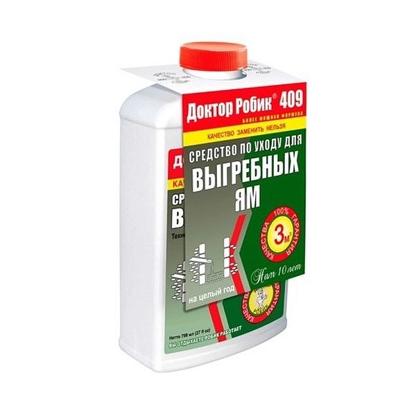 Средство по уходу за выгребной ямой 409 Доктор Робик 0,798л